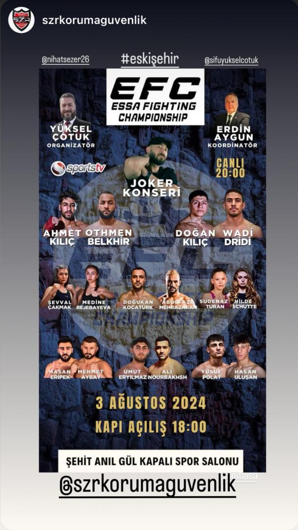 EFC ESKİŞEHİR DÖVÜŞ TURNUVASI